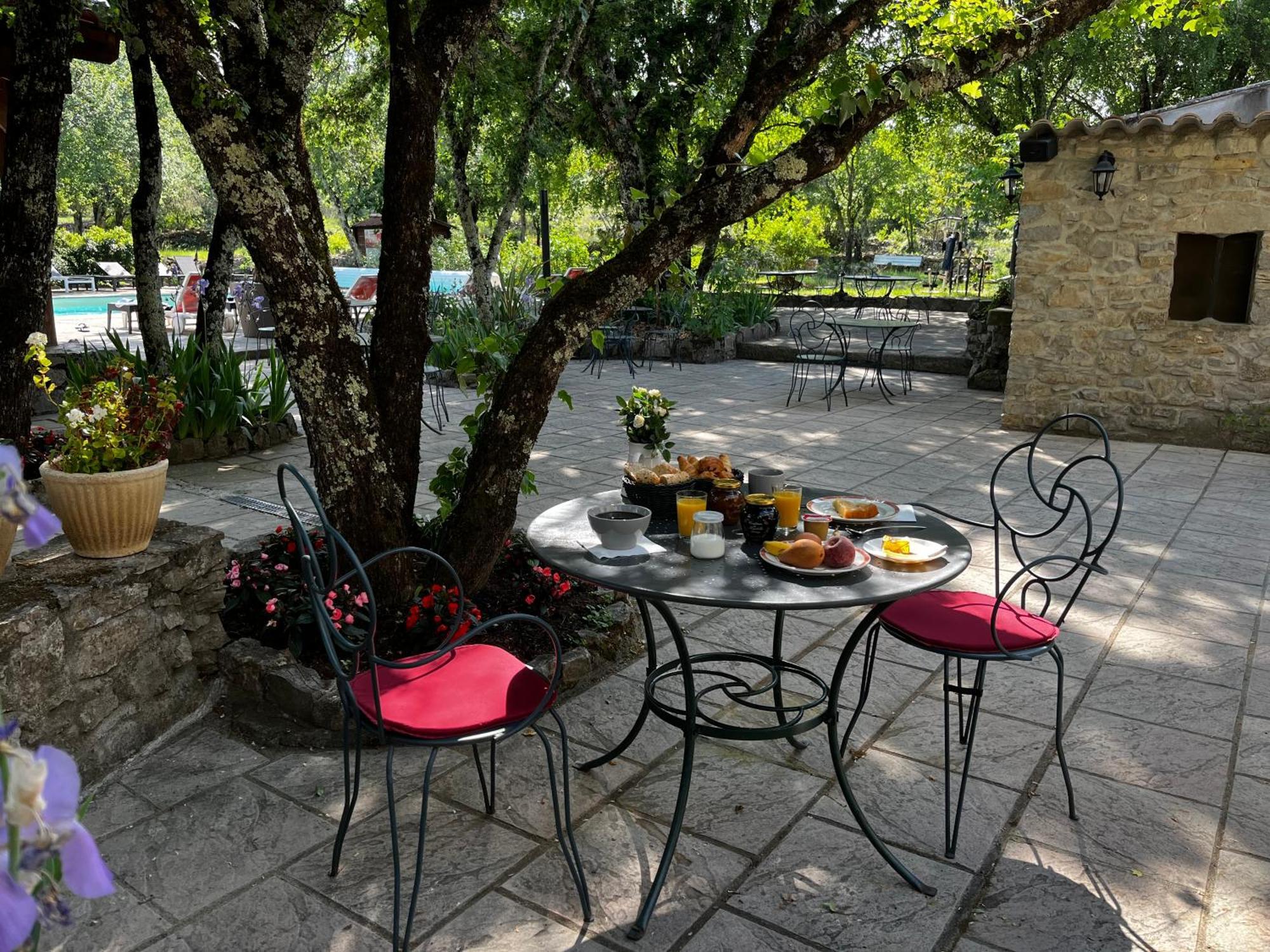 לס ואנס Hotel Mas De L'Espaire מראה חיצוני תמונה
